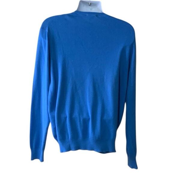 JCrew Sweater Size L Long Sleeve Crewneck Pima Cotton Preppy Minimalist Pullover - Picture 2 of 5